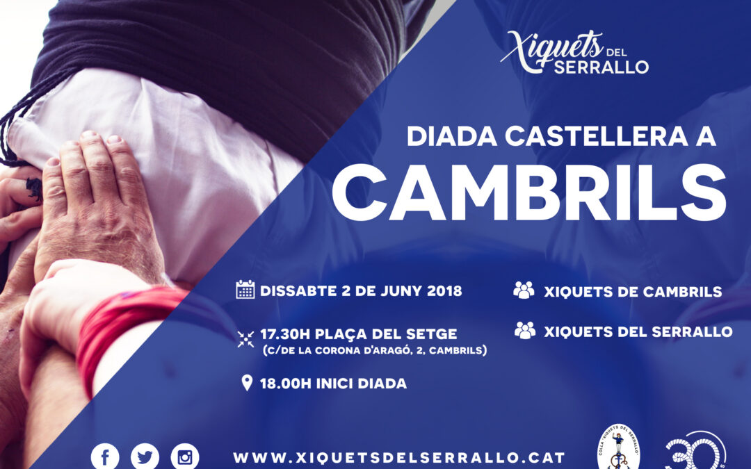 Avui tenim diada castellera a Cambrils!