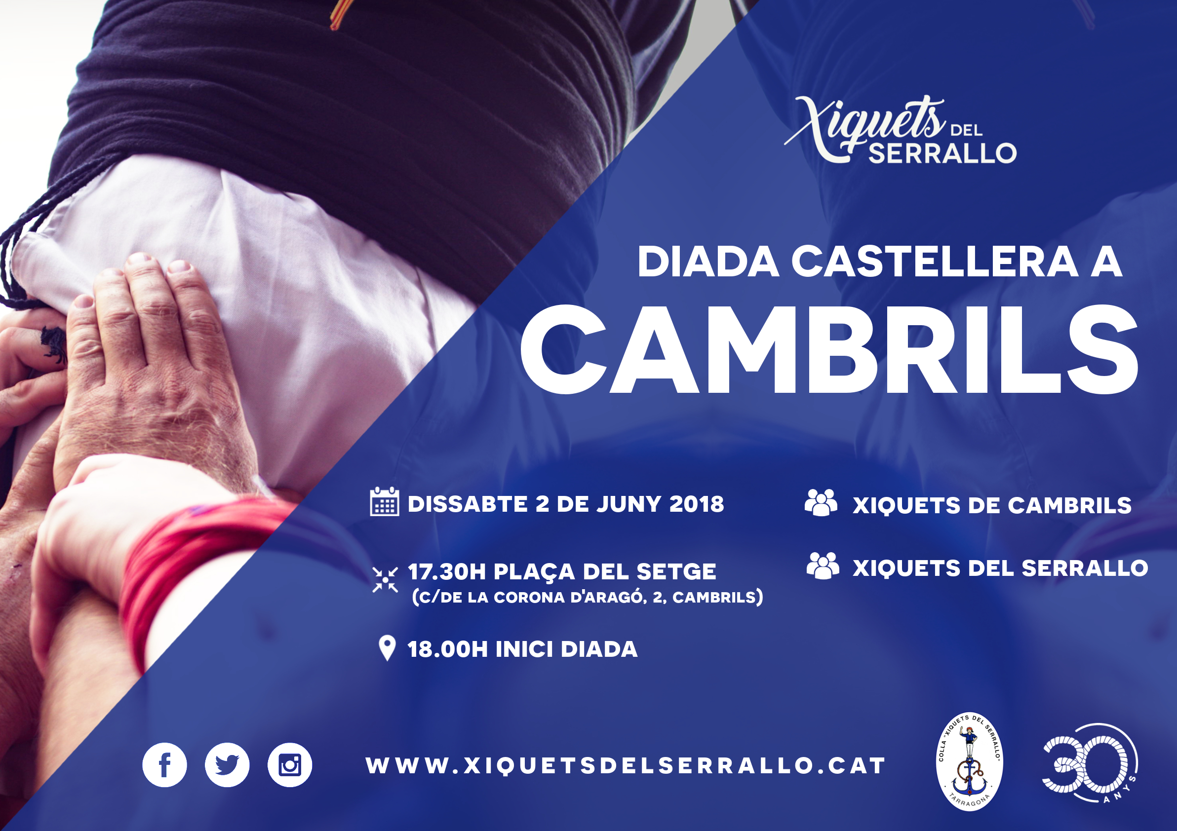 Avui tenim diada castellera a Cambrils!