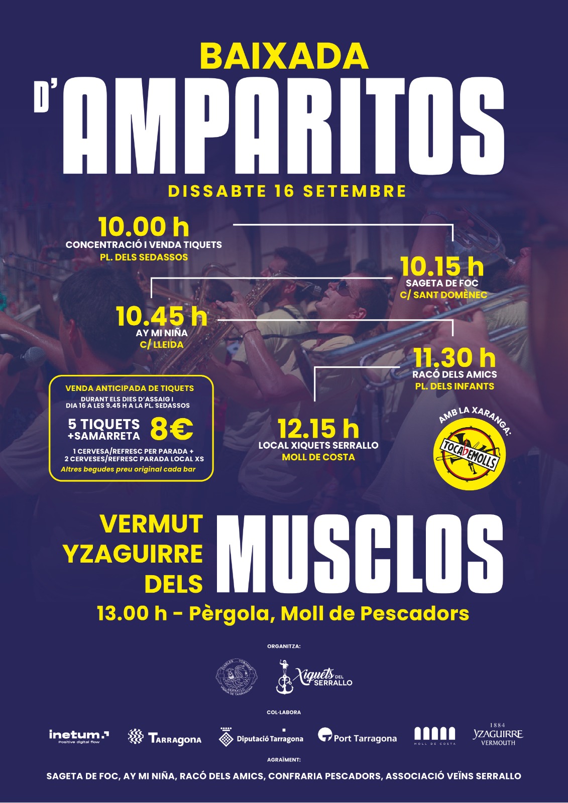 L’emblemàtica Baixada d’Amparitos serà el dissabte 16 de setembre