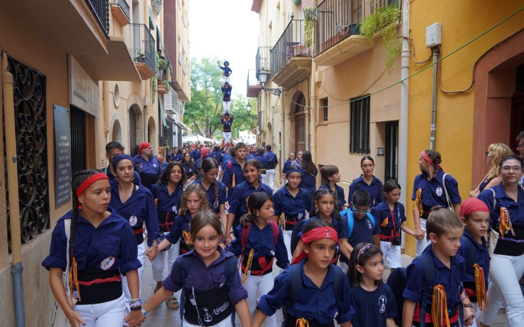 Els Xiquets del Serrallo enceten el setembre a Cambrils amb el 4 de 7 amb l’agulla com a millor castell