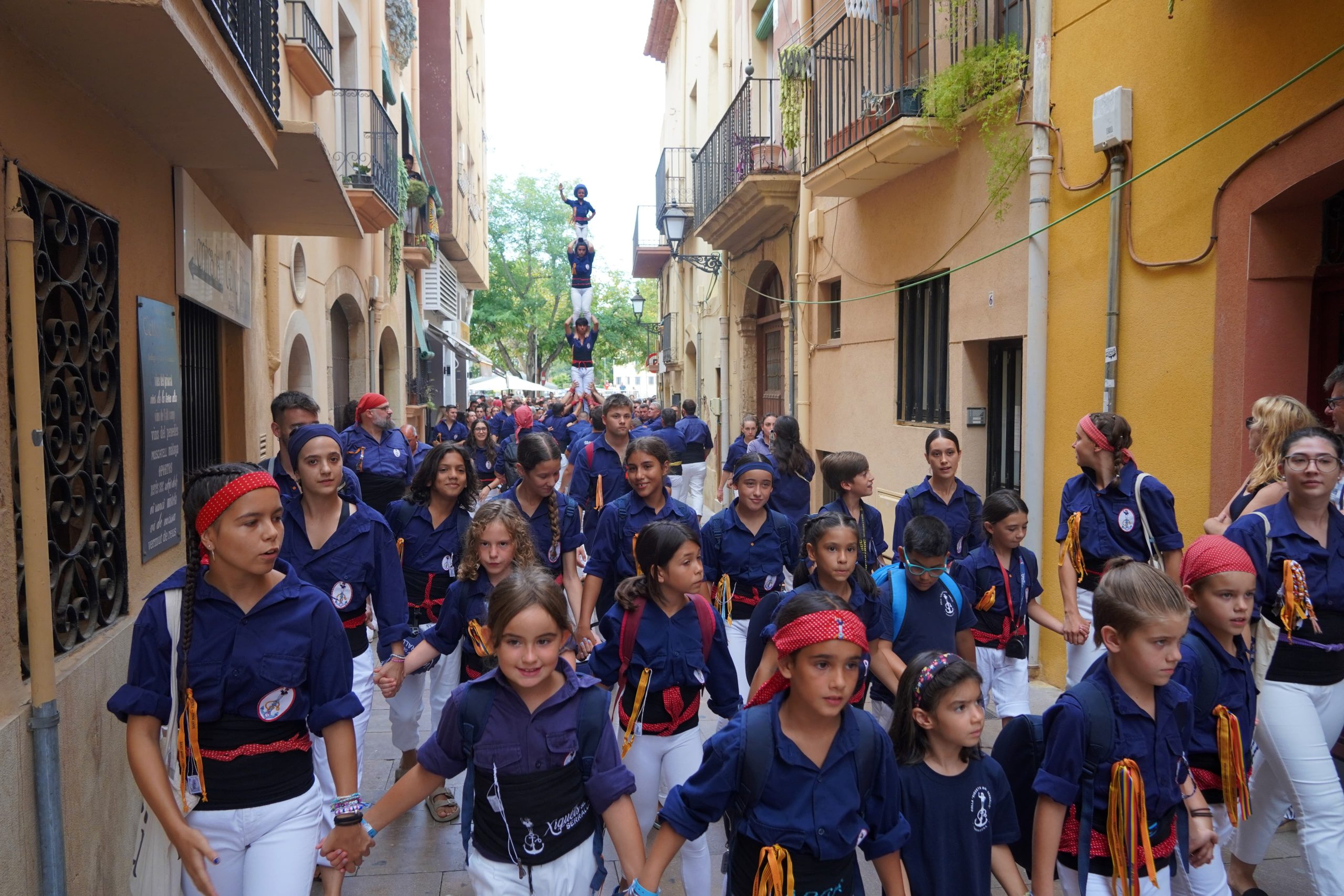 Els Xiquets del Serrallo enceten el setembre a Cambrils amb el 4 de 7 amb l’agulla com a millor castell