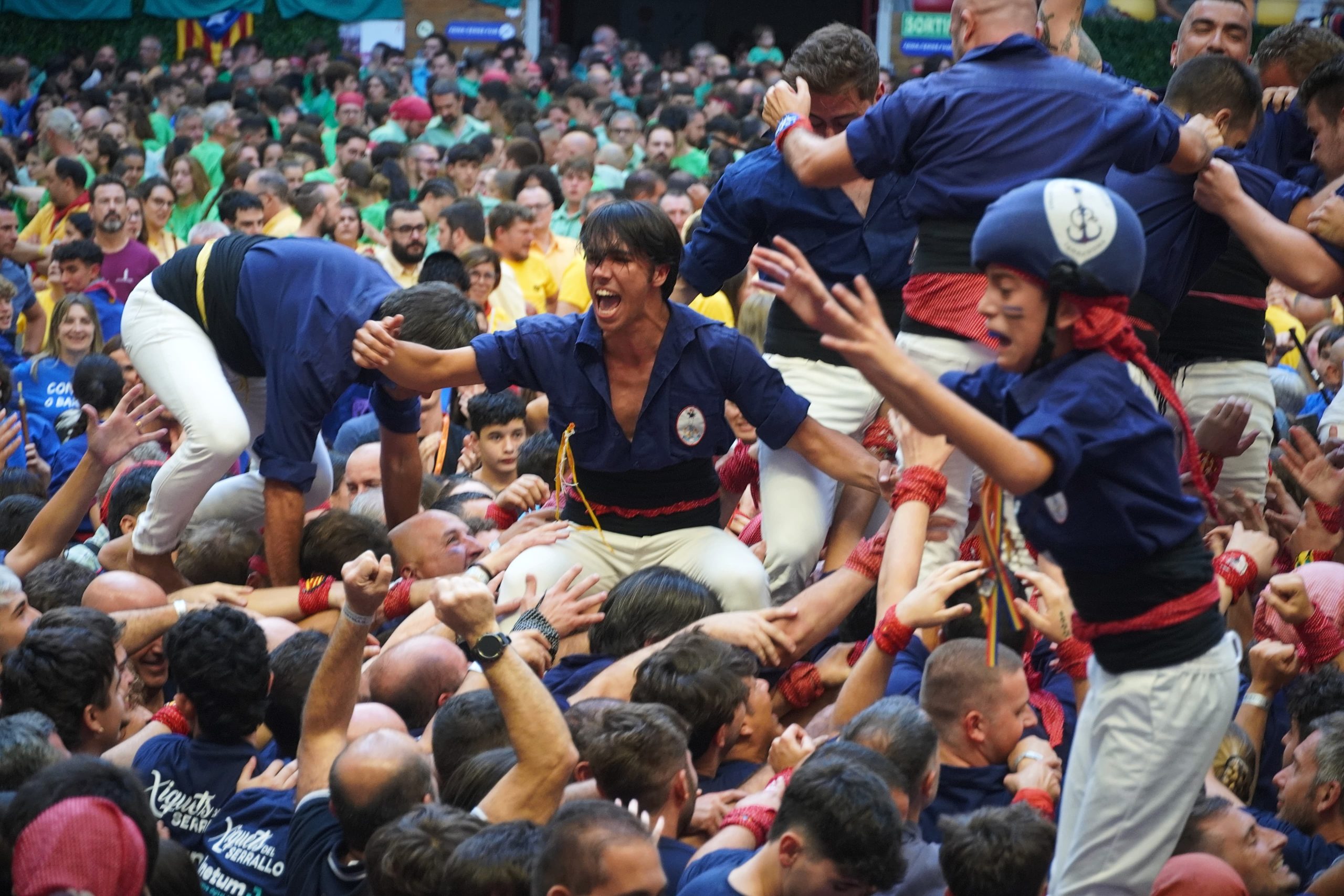 El primer 9 de 7 serrallenc de la història arriba pel Concurs de Castells