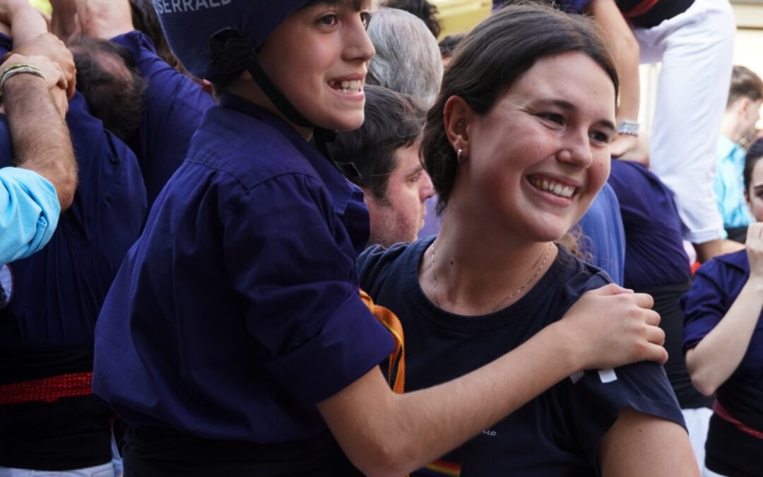 Castells de sis a Vila-seca per consolidar les estrenes de la canalla