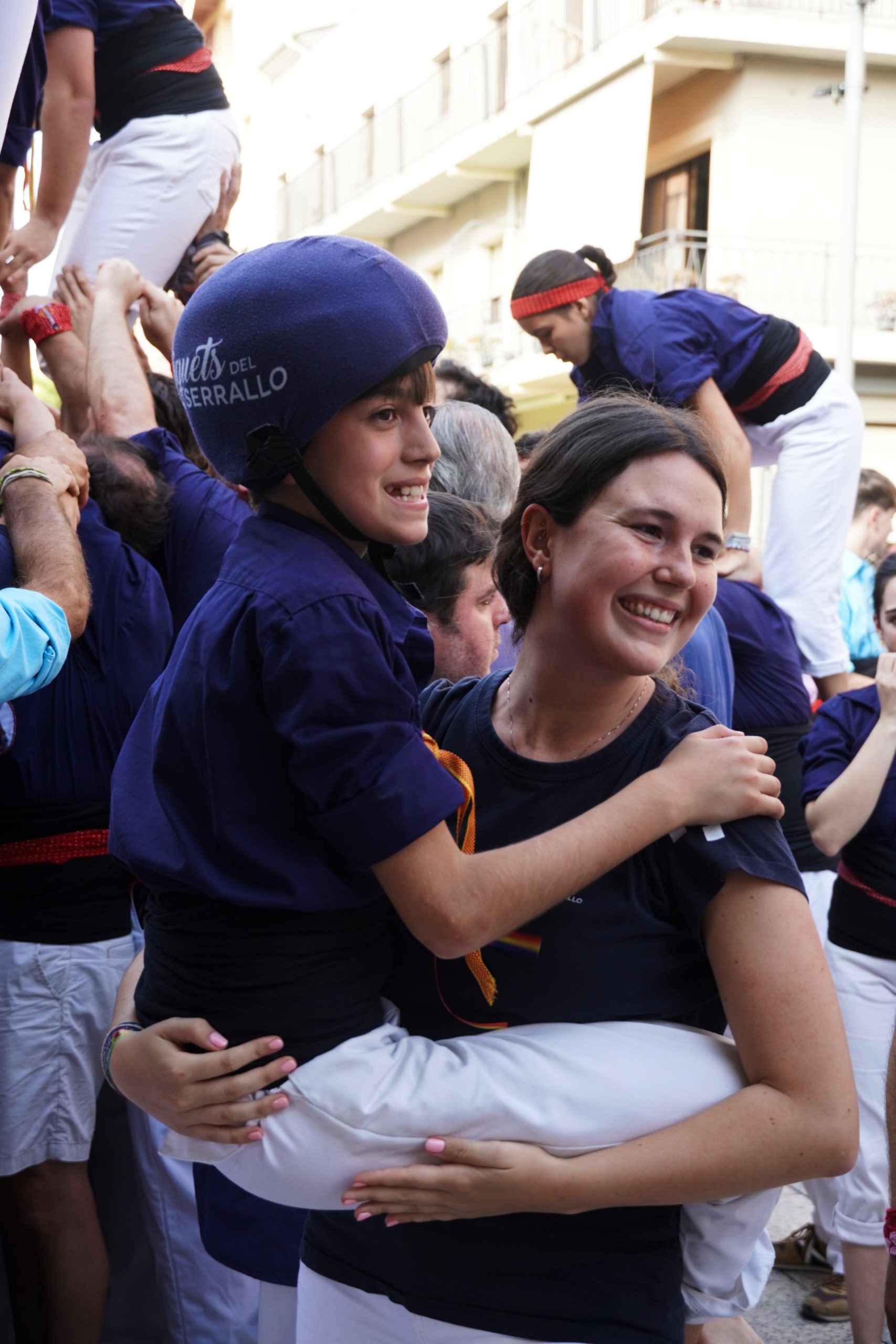 Castells de sis a Vila-seca per consolidar les estrenes de la canalla